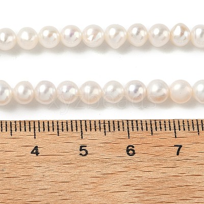 Natural Cultured Freshwater Pearl Beads Strands PEAR-C004-04-1