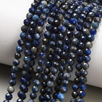 Natural Lapis Lazuli Beads Strands G-F838-A03-4mm-1