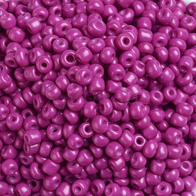 Baking Paint Glass Seed Beads SEED-US0003-4mm-K21-1