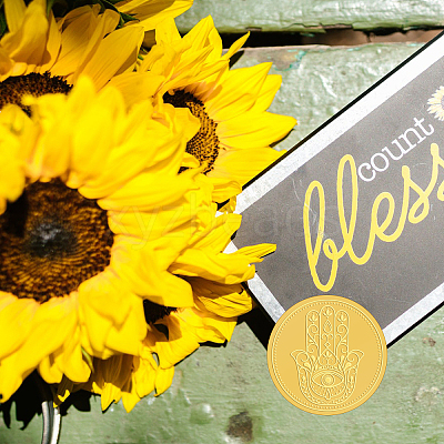 Self Adhesive Gold Foil Embossed Stickers DIY-WH0211-210-1