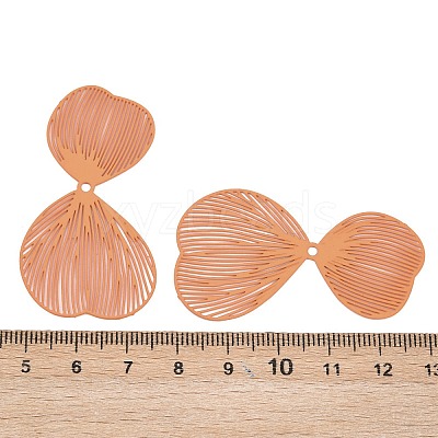 Spray Painted Iron Pendants IFIN-Z004-01A-1