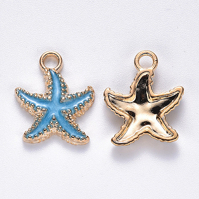 Alloy Enamel Pendants ENAM-S121-023-M-1
