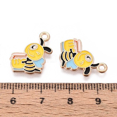 Alloy Enamel Pendants ENAM-T022-56B-1