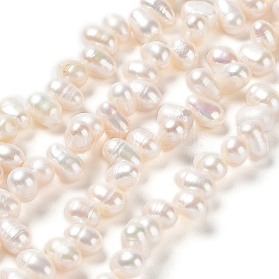 Natural Cultured Freshwater Pearl Beads Strands PEAR-J007-67-1