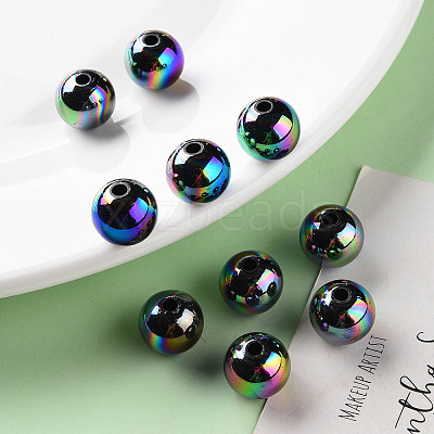 Opaque Acrylic Beads X-MACR-S370-D12mm-S002-1