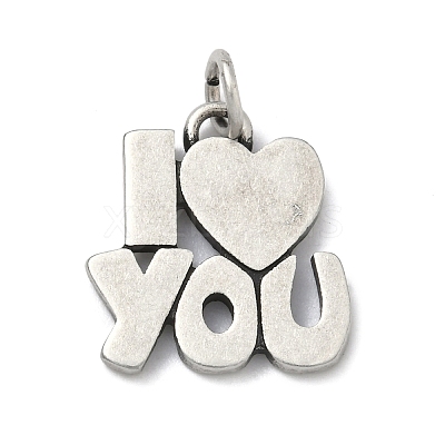 Valentine's Day 304 Stainless Steel Pendants STAS-C171-01C-AS-1