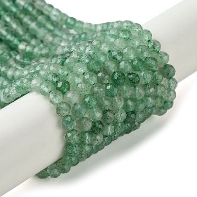 Natural Green Strawberry Quartz Beads Strands G-Z034-A02-03-1