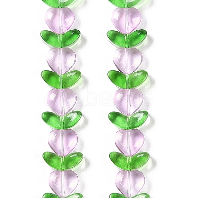 Transparent Glass Beads Strands GLAA-B021-04G-1