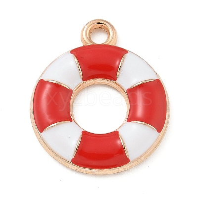 Alloy Enamel Pendants ENAM-A008-14KCG-03-1