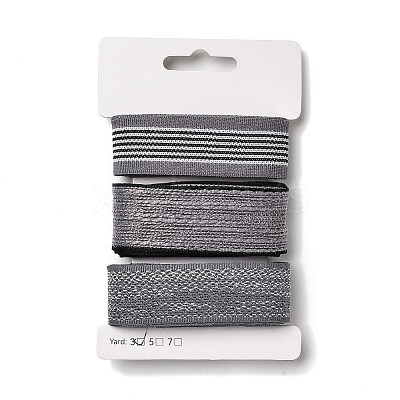 9 Yards 3 Styles Polyester Ribbon SRIB-A014-G10-1