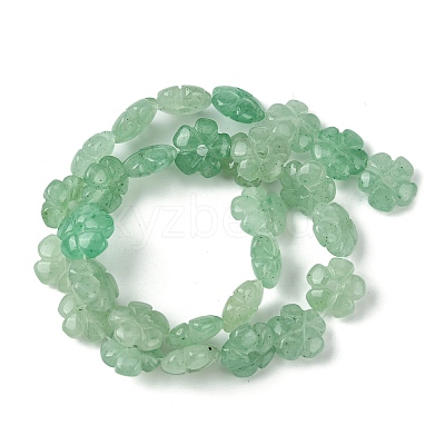 Natural Green Aventurine Beads Strands G-H023-B13-01-1