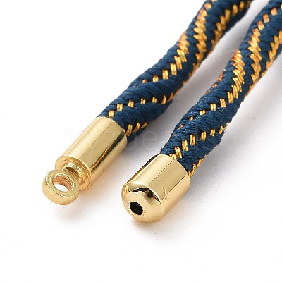 Nylon Cord Silder Bracelets MAK-C003-03G-22-1