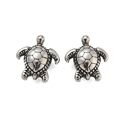 Animal 304 Stainless Steel Beads STAS-E214-11AS-13-1