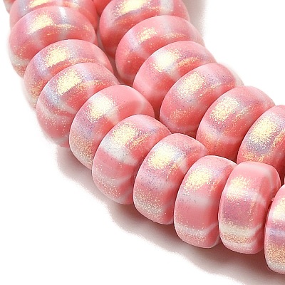 Handmade Polymer Clay Beads Strands CLAY-H006-03E-1