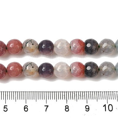 Dyed & Heated Natural Dragon Veins Agate Beads Strands G-P539-A01-12-1