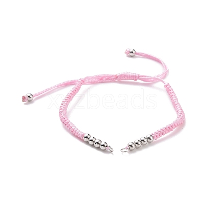 Nylon Cord Braided Bead Bracelets Making BJEW-F360-FP01-1