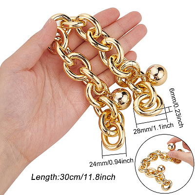 1Pc Aluminum Bag Cable Chain FIND-WR0007-14G-1