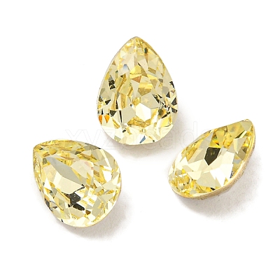 Glass Rhinestone Cabochons RGLA-L029-19C-213-1