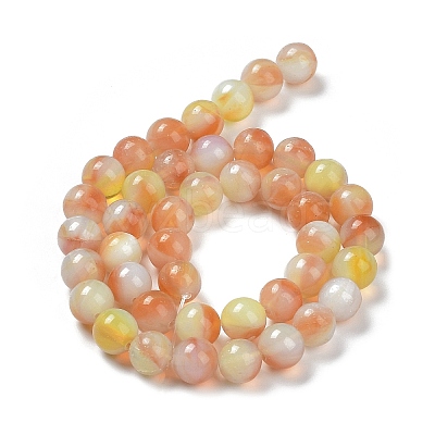 Glass Round Beads Strands GLAA-M044-01H-1