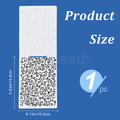 Plastic Embossing Folders DIY-WH0032-73-1