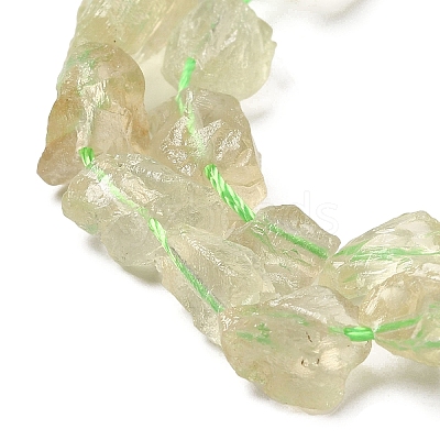 Raw Rough Natural Topaz Crystal Beads Strands G-I283-G05-02-1