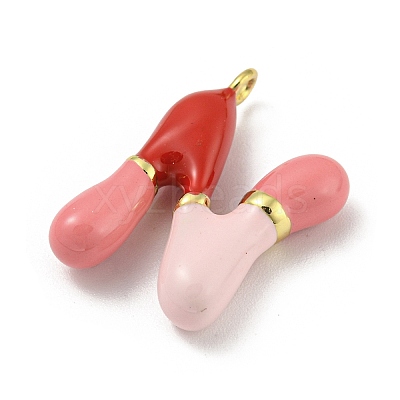 Brass Enamel Pendants KK-E093-03G-N-1