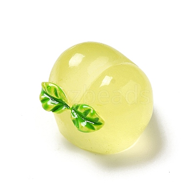 Luminous Translucent Resin Cabochons LS-RESI-B015-19D-1