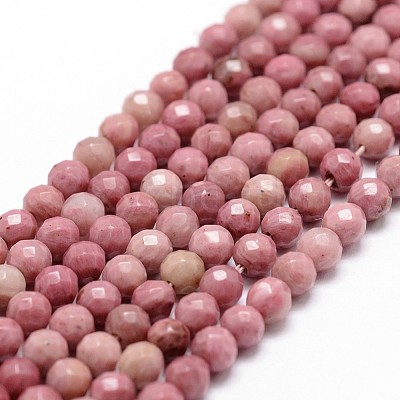 Natural Rhodonite Beads Strands G-D840-16-4mm-1