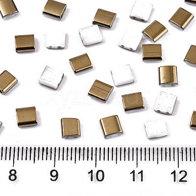 FGB 2-Hole Glass Seed Beads SEED-S031-L-ST41-G-1
