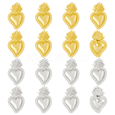 16Pcs 2 Colors Alloy Pendants FIND-DC0006-50-1