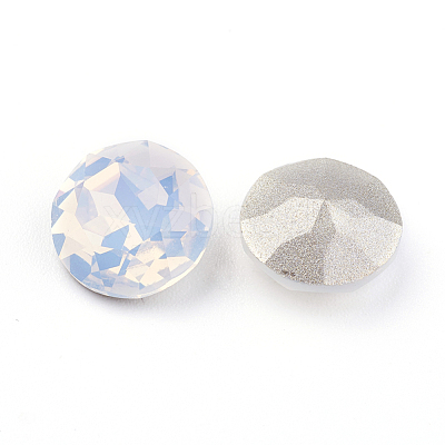 Pointed Back & Back Plated K9 Glass Rhinestone Cabochons RGLA-J012-8mm-234-1