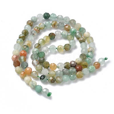 Natural African Jade Beads Strands X-G-L651-C04-4mm-1