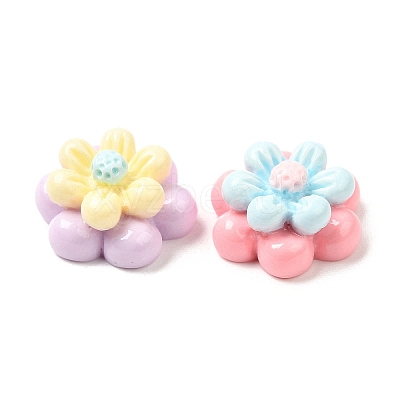 Cartoon Opaque Resin Cabochons RESI-C039-03D-1