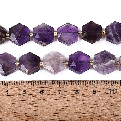 Natural Amethyst Beads Strands G-N368-01A-10-1