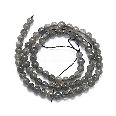 Natural Grey Moonstone Beads Strands G-A245-A05-01-1