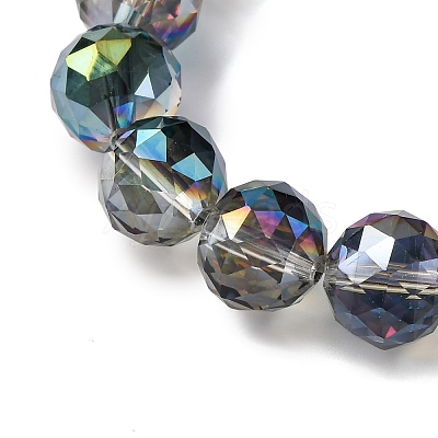 Transparent Electroplate Glass Beads Strands EGLA-N002-34D-F05-1