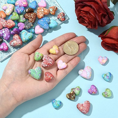 2Bags Opaque Acrylic Beads MACR-YW0004-32A-1