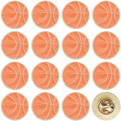 20Pcs Sport Enamel Pins JEWB-SC0001-62C-1