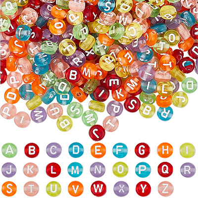 1500Pcs Transparent Acrylic Beads OACR-SP0001-25B-1