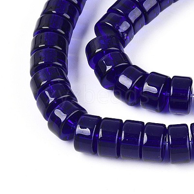 Transparent Glass Beads Strands GLAA-N026-4x8mm-T05-1