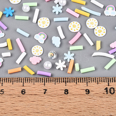 Handmade Polymer Clay Cabochons CLAY-N013-20-1