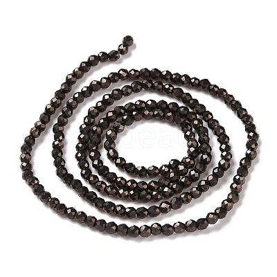 Electroplate Glass Beads Strands GLAA-H021-01A-FP06-1