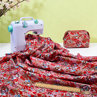 Japanese-style Cotton Fabric DIY-WH0780-30C-1