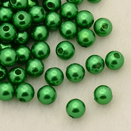 Imitation Pearl Acrylic Beads PL611-11-1