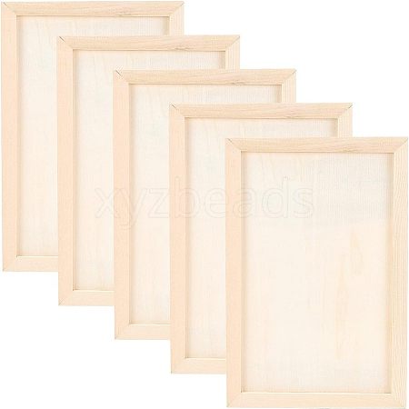 Wood Painting Canvas Panels LS-WOOD-WH0109-07-1