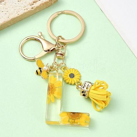 Resin & Alloy Enamel Keychain X1-KEYC-YW00134-12-1