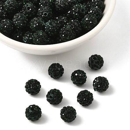 Pave Disco Ball Beads RB-H258-8MM-205-1