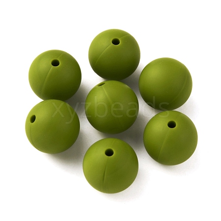 Food Grade Eco-Friendly Silicone Beads SIL-WH0013-01M-1