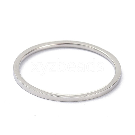 Non-Tarnish 1mm Polished Plain Dome Finger Ring for Girl Women RJEW-C012-02E-P-1