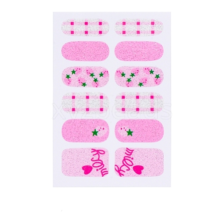 Full Cover Glitter Nail Polish Strips MRMJ-Q062-PP736-1